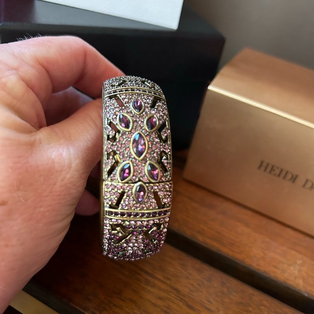 HEIDI DAUS Everlasting Elegance Watch/Bangle - Amethyst - Picture 6 of 8